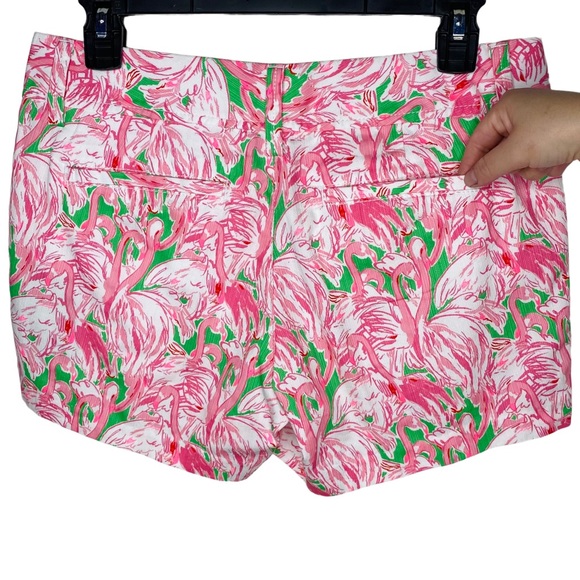 Lilly Pulitzer Flamingo Print Callahan Shorts - Picture 5 of 11